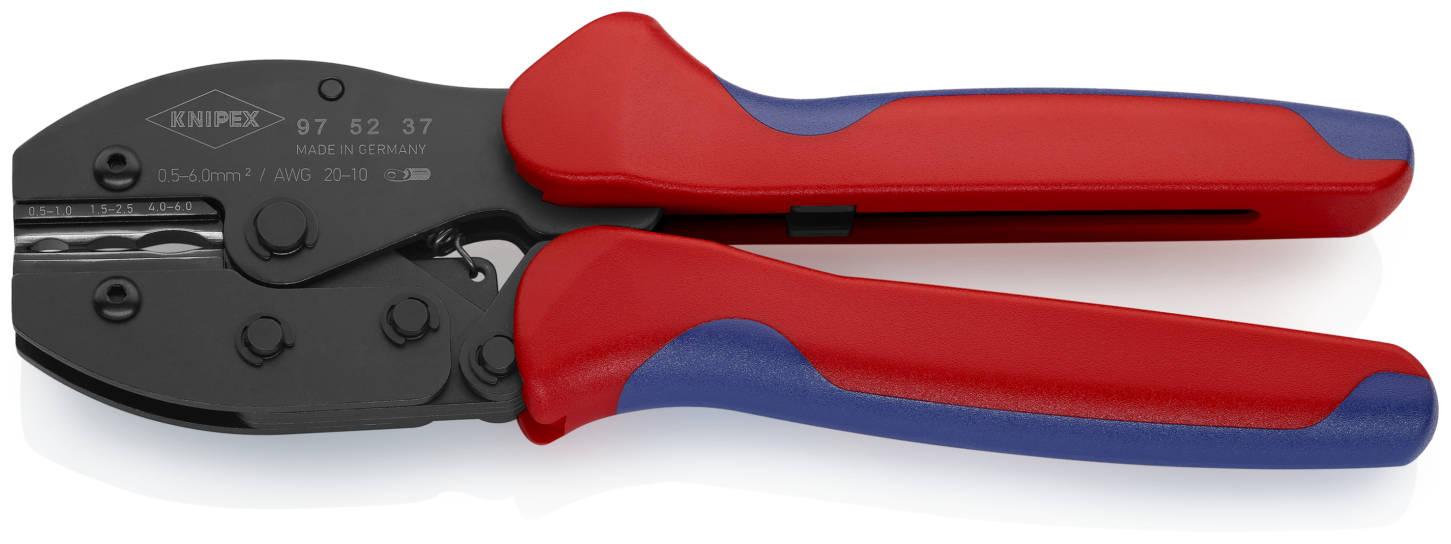 KNIPEX 97 52 37 PreciForce Crimping Pliers 220 mm burnished with multi-component handles thumbnail 5