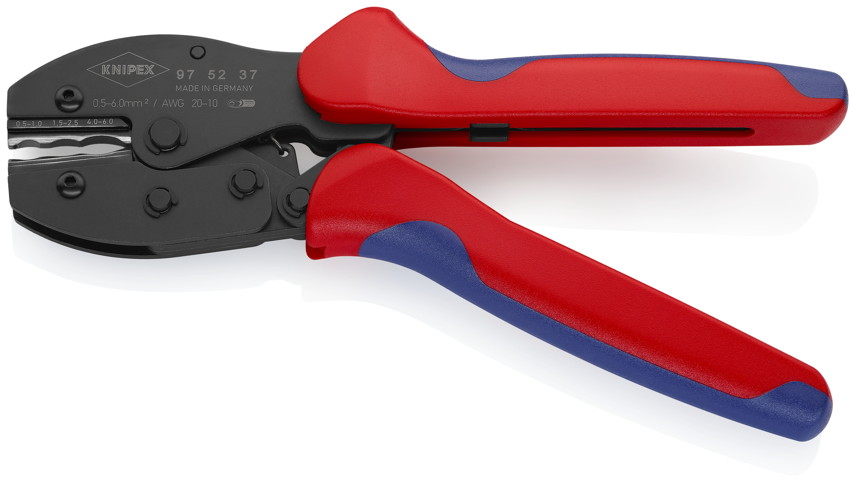 KNIPEX 97 52 37 PreciForce Crimping Pliers 220 mm burnished with multi-component handles thumbnail 2