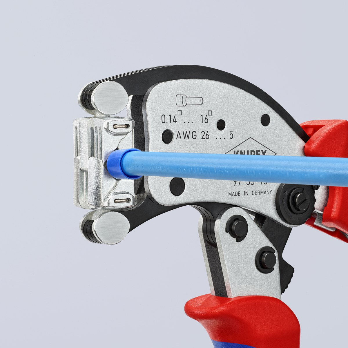 Kìm bấm đầu cốt ống Twistor tự chỉnh KNIPEX 97 53 18, dài 200mm thumbnail 5