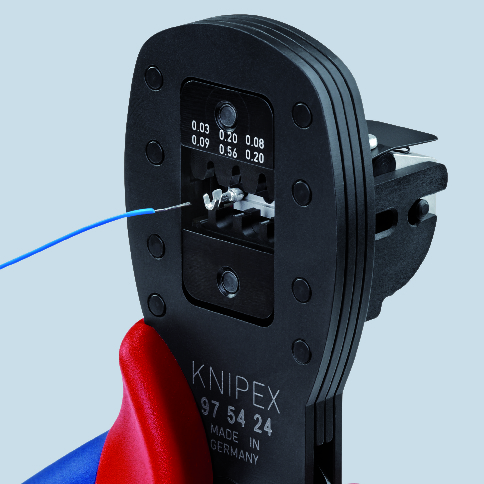 Kìm bấm micro plug KNIPEX 97 54 24, dài 190mm thumbnail 4