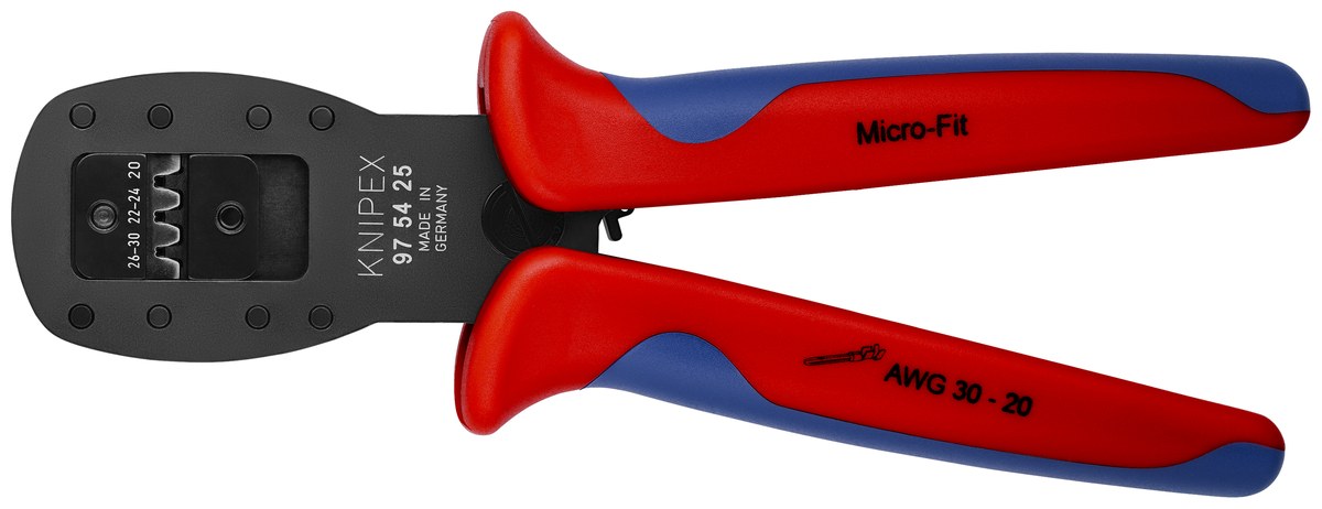 Kìm bấm micro plug KNIPEX 97 54 25, dài 190mm thumbnail 7