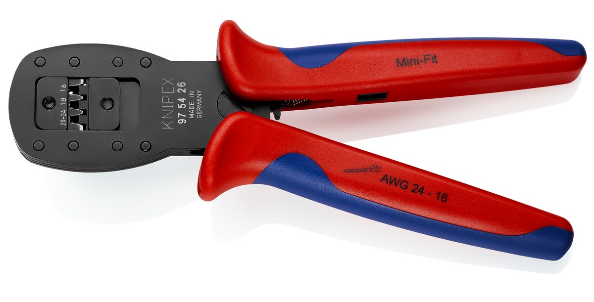 Kìm bấm micro plug KNIPEX 97 54 26, dài 190mm thumbnail 2