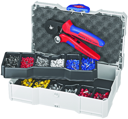 Bộ phụ kiện đầu cốt và cosse KNIPEX 97 90 09, dài 265mm