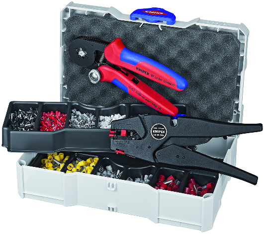Bộ phụ kiện đầu cốt và cosse KNIPEX 97 90 10, dài 265mm