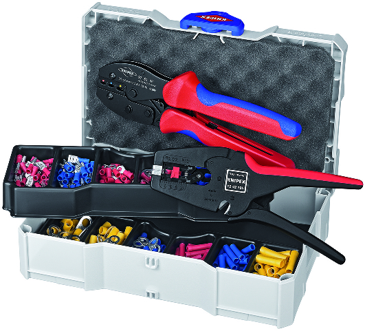 Bộ phụ kiện đầu cốt và cosse KNIPEX 97 90 22, dài 265mm