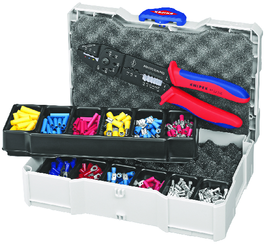 Bộ phụ kiện đầu cốt và cosse KNIPEX 97 90 25, dài 265mm