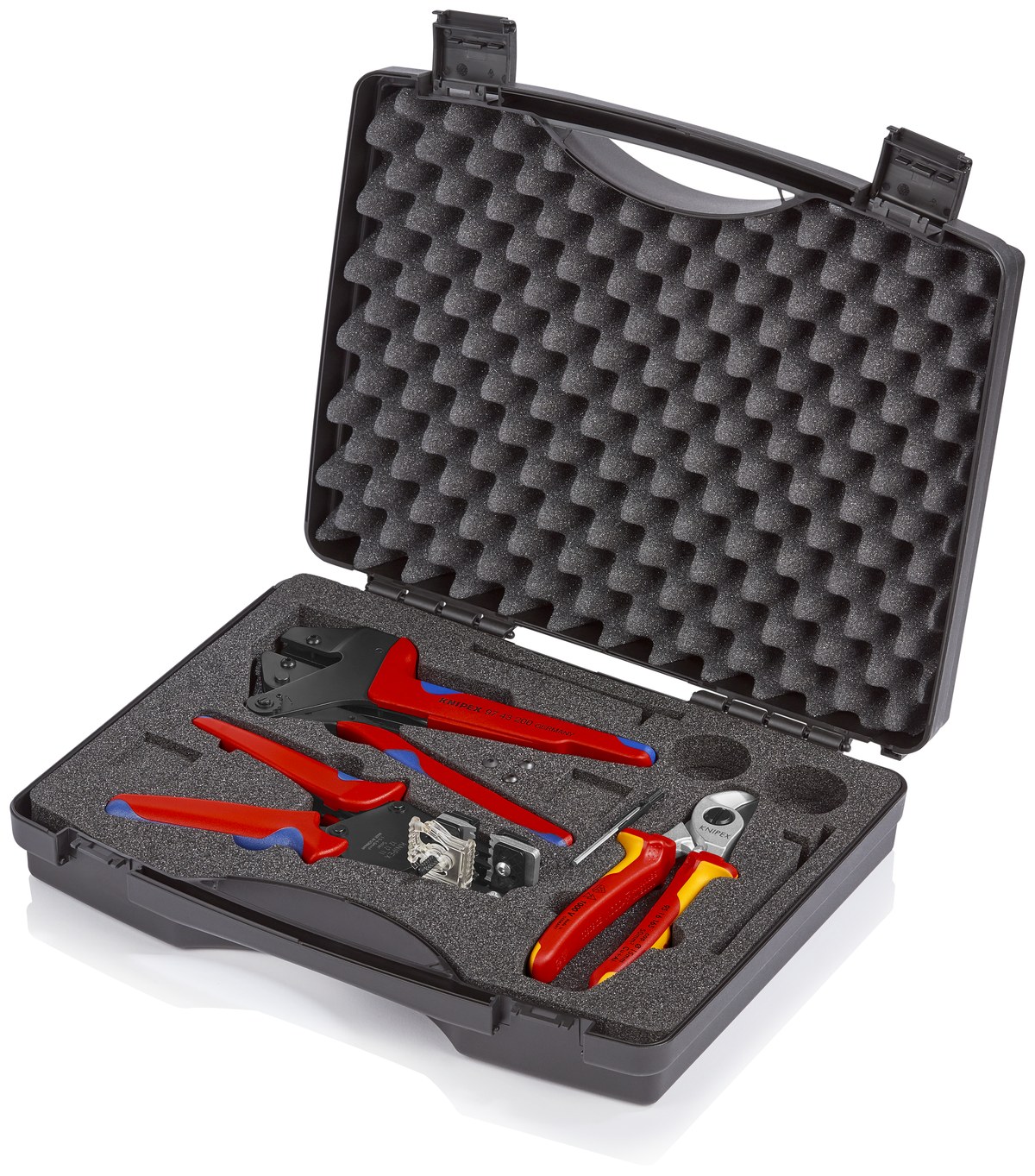KNIPEX 97 91 01 Tool Case for Photovoltaics 1 x 12 12 11, 1 x 95 16 165, 1 x 97 43 200 A 280 mm