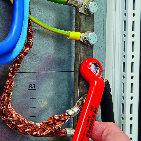 Cờ lê một đầu vòng SW14mm cách điện KNIPEX 98 01 14, chuẩn VDE 1000V