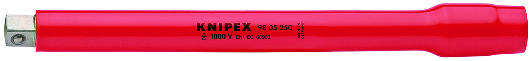 KNIPEX 98 35 250 Extension bar with internal/external square 3/8" 250 mm