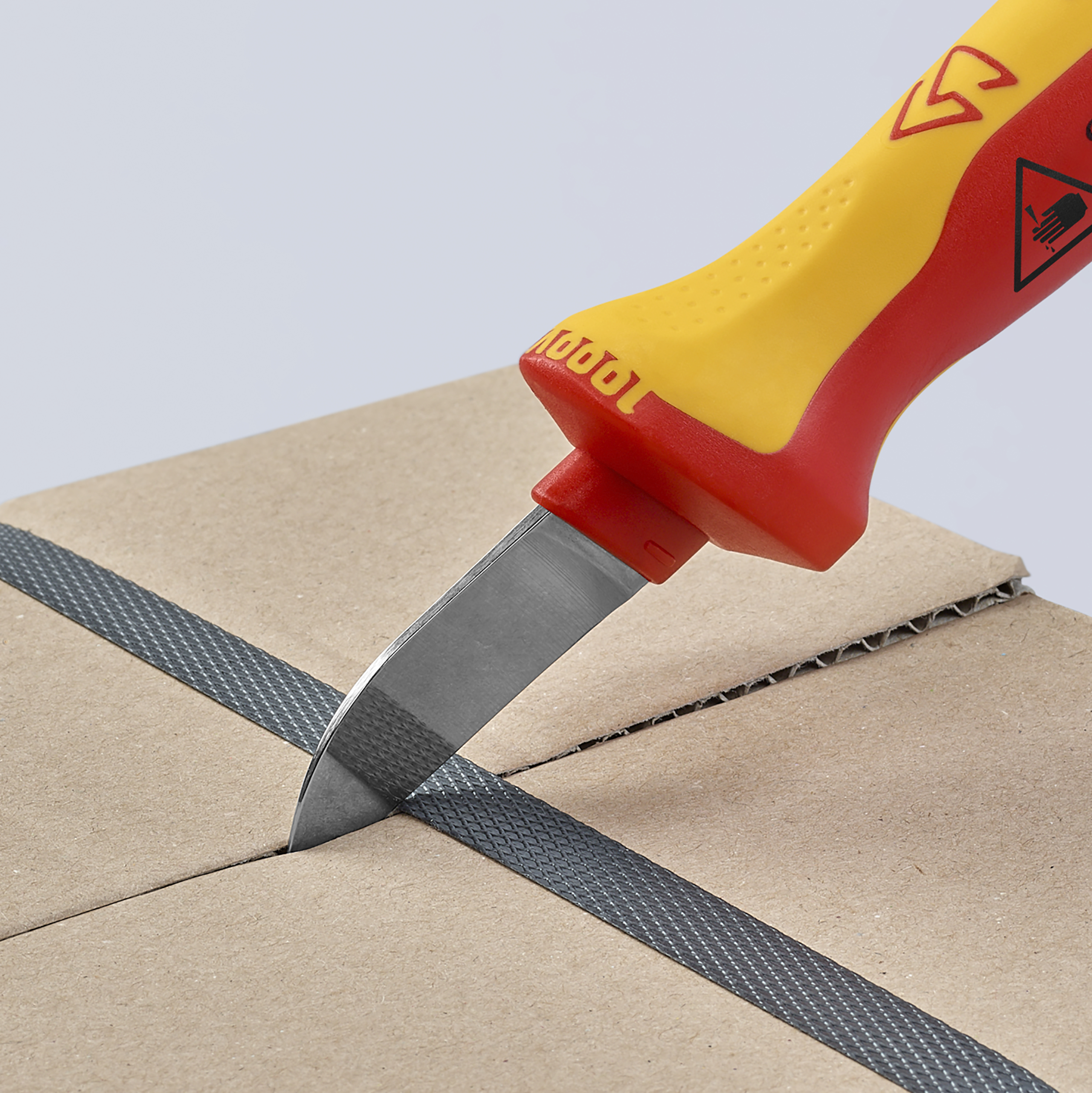 KNIPEX 98 52 SB Cable Knife 190 mm insulating multi-component handle, VDE-tested thumbnail 6