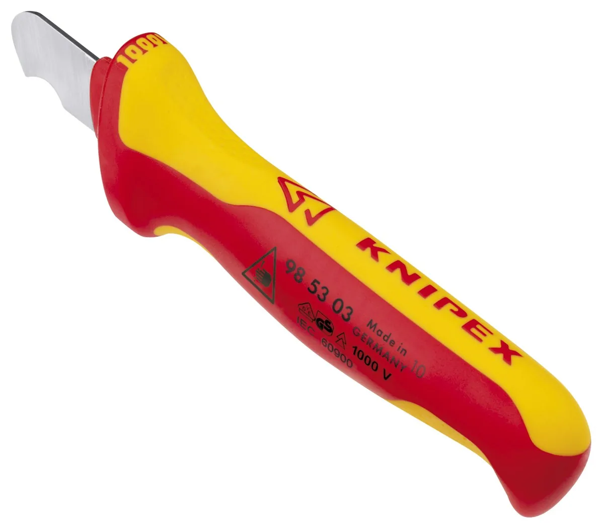 KNIPEX 98 53 03 Stripping Knife 170 mm insulated with multi-component grips, VDE-tested thumbnail 4