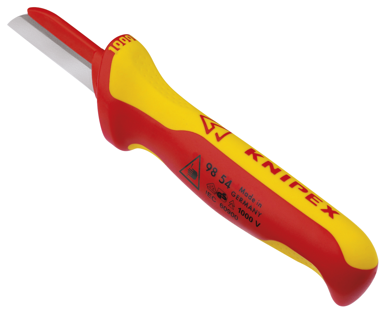KNIPEX 98 54 SB Cable Knife 190 mm insulating multi-component handle, VDE-tested thumbnail 2
