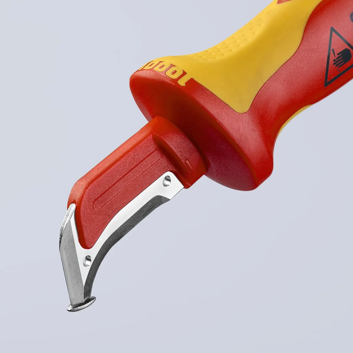 Dao rọc cáp Knipex 98 55, cách điện chuẩn VDE, móc cong có gờ dẫn hướng thumbnail 3