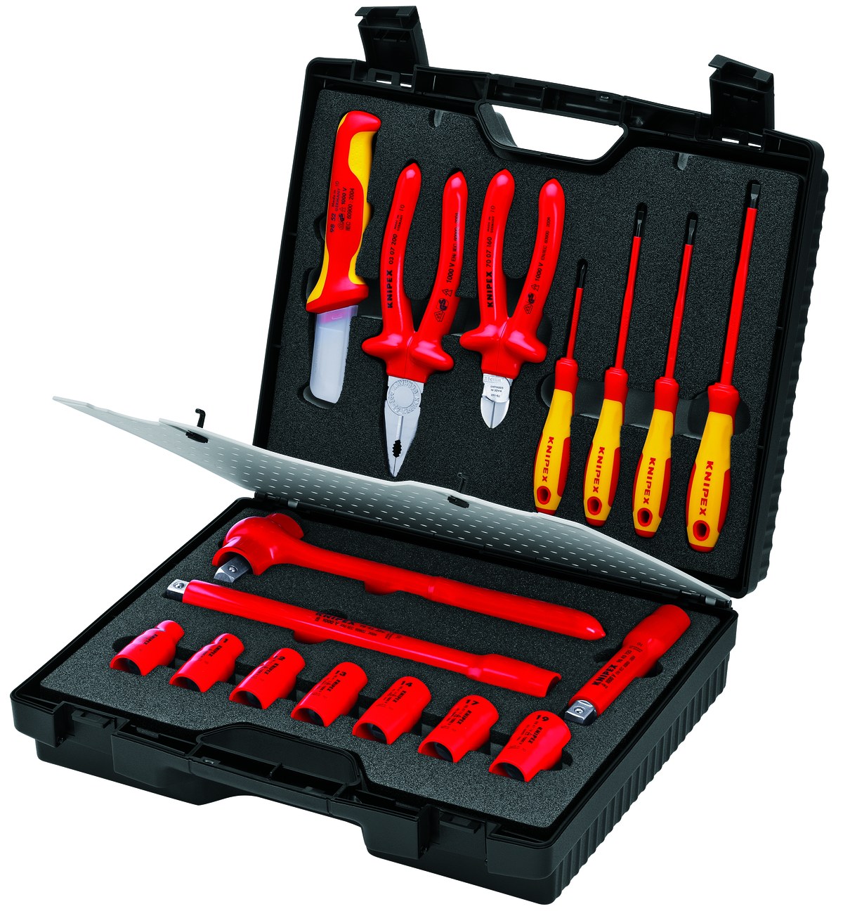 Vali dụng cụ cách điện KNIPEX 98 99 11, dài 380mm