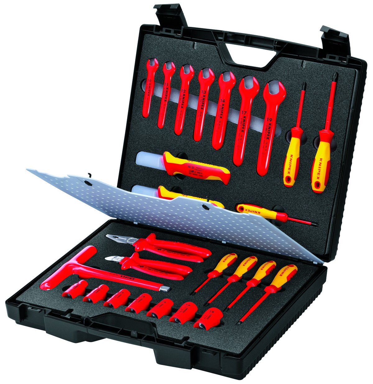 Vali dụng cụ cách điện KNIPEX 98 99 12, dài 385mm