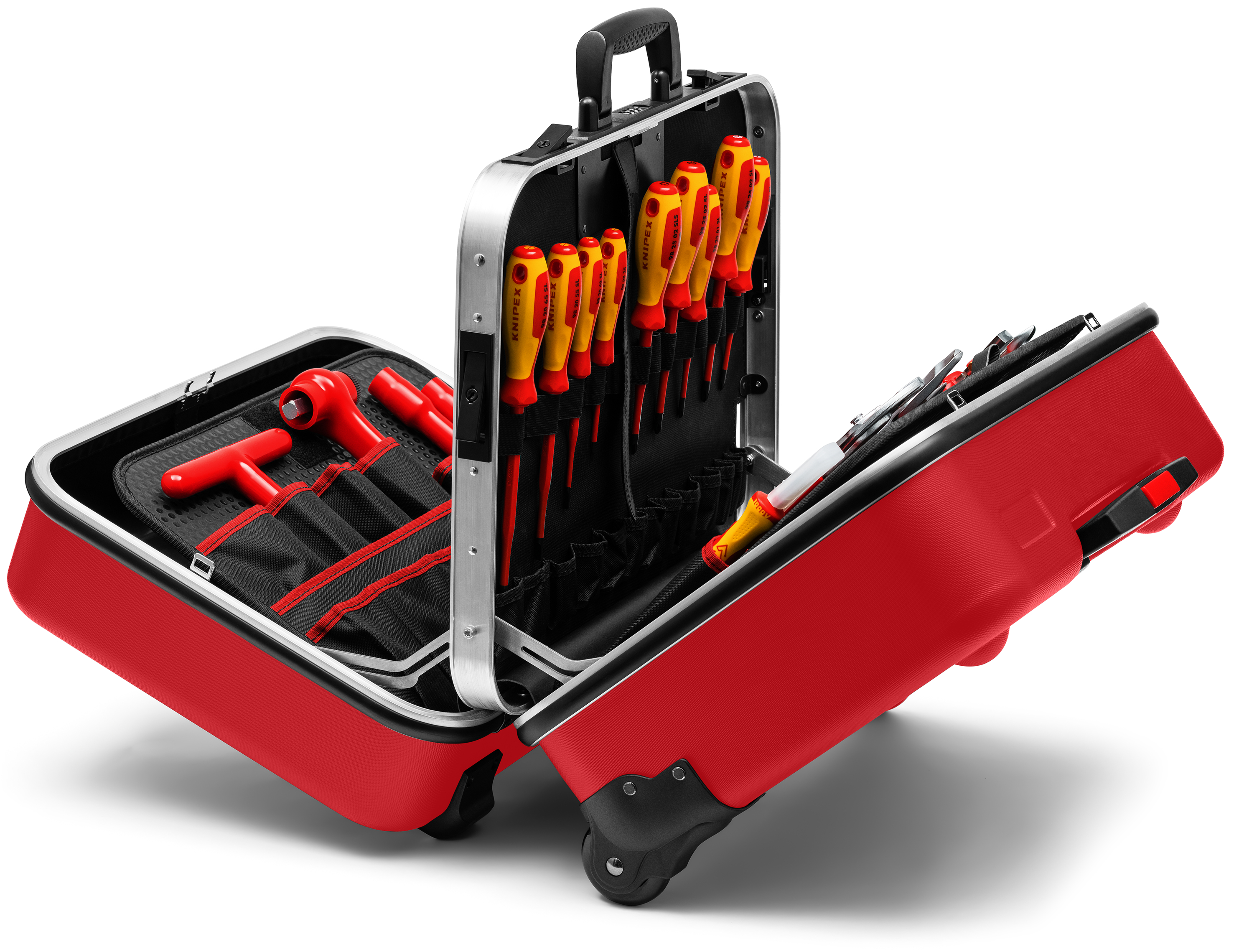 KNIPEX 98 99 15 LE Tool case "BIG Twin Move RED" empty 290 mm thumbnail 3