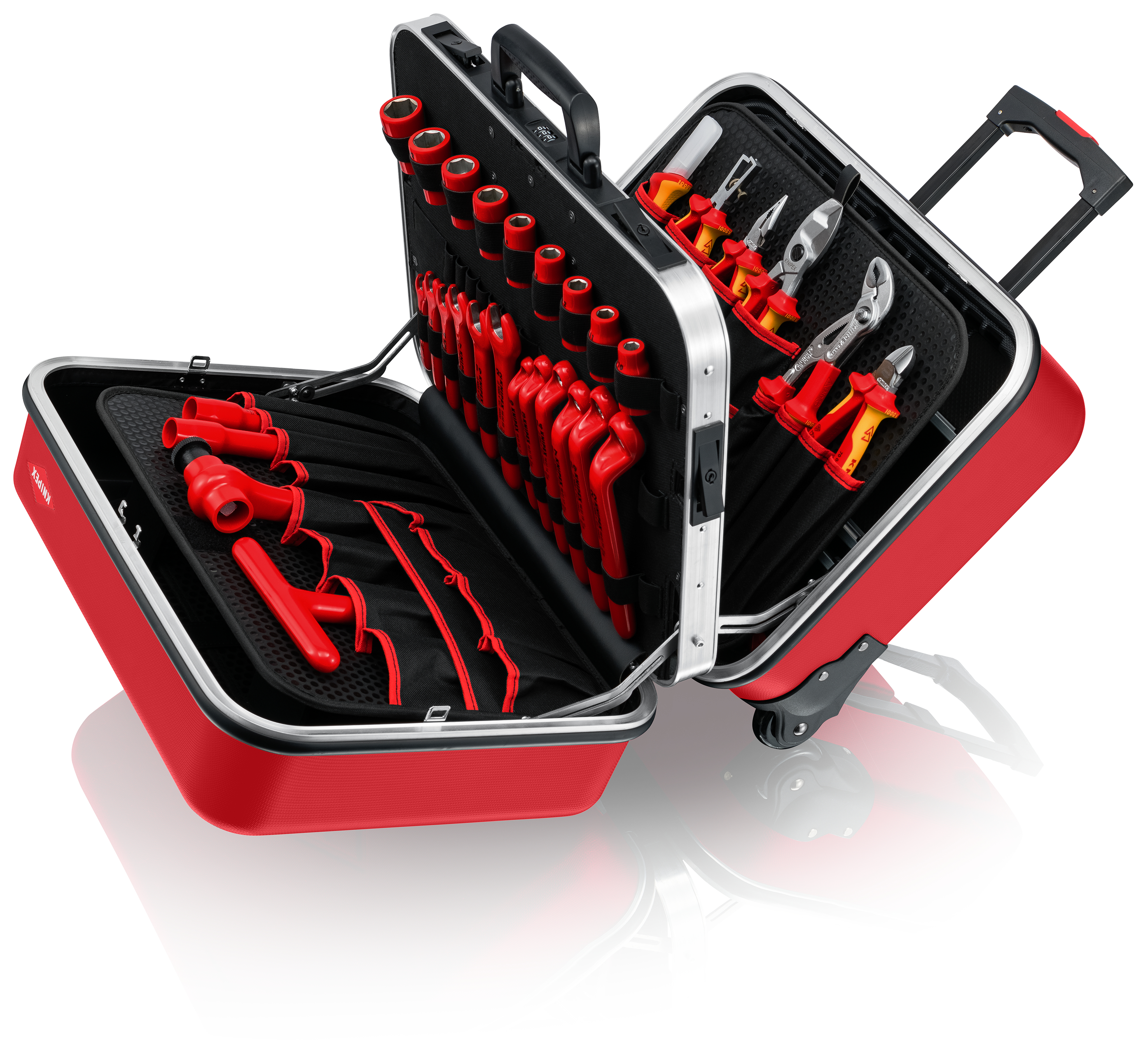 KNIPEX 98 99 15 LE Tool case "BIG Twin Move RED" empty 290 mm