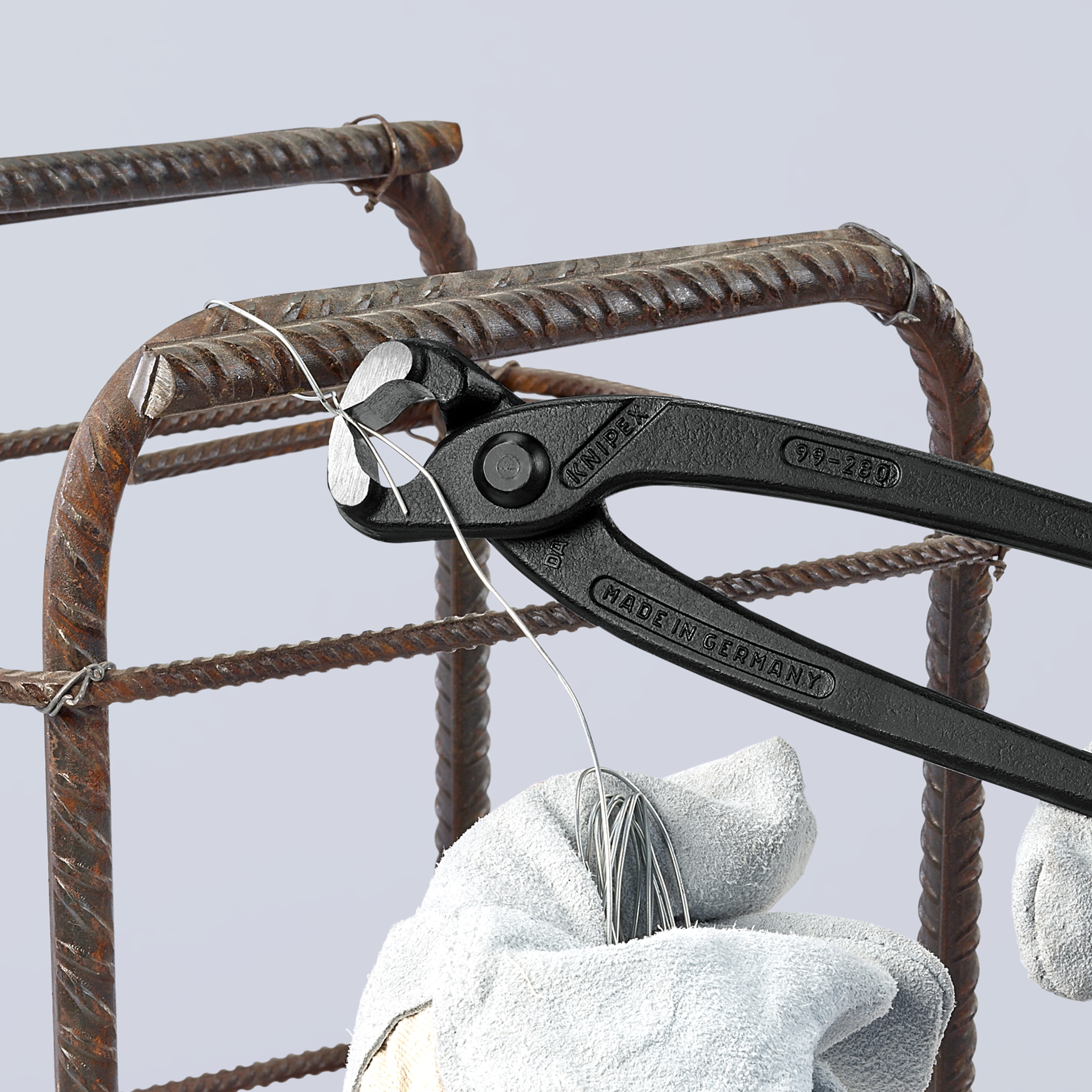 KNIPEX 99 00 280 SB Concreters' Nipper (Fixers' Nipper) 280 mm black atramentized polished thumbnail 7