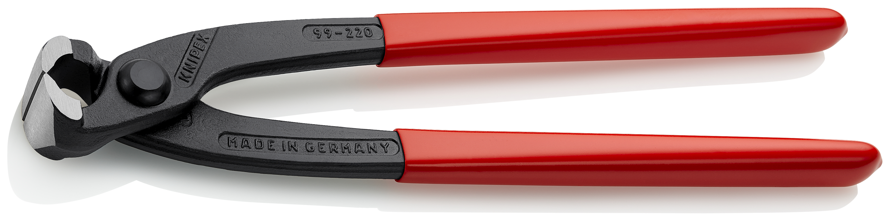 KNIPEX 99 01 220 SB Concreters' Nipper (Fixers' Nipper) 220 mm black atramentized with plastic coating polished