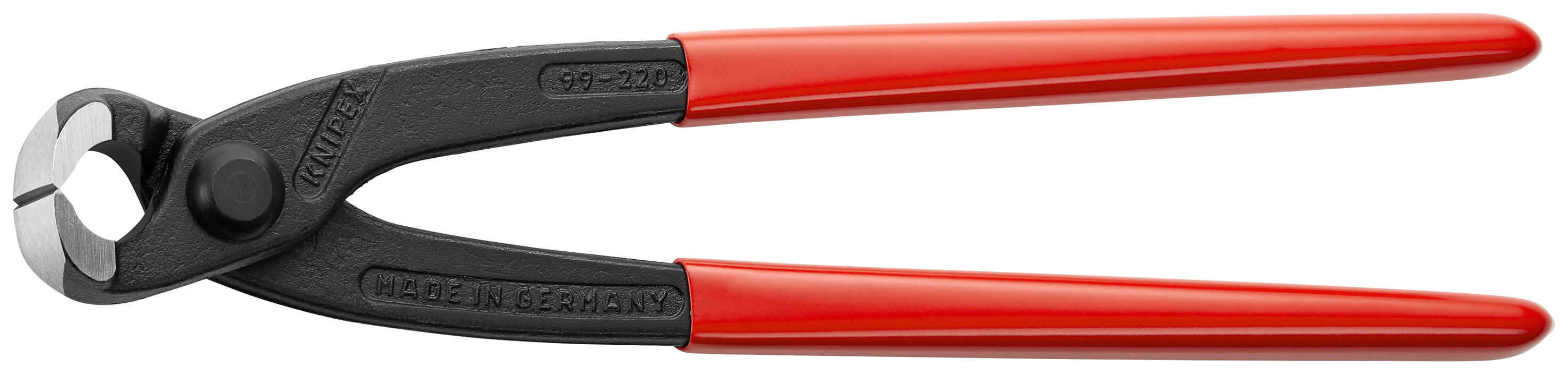 KNIPEX 99 01 220 SB Concreters' Nipper (Fixers' Nipper) 220 mm black atramentized with plastic coating polished thumbnail 4