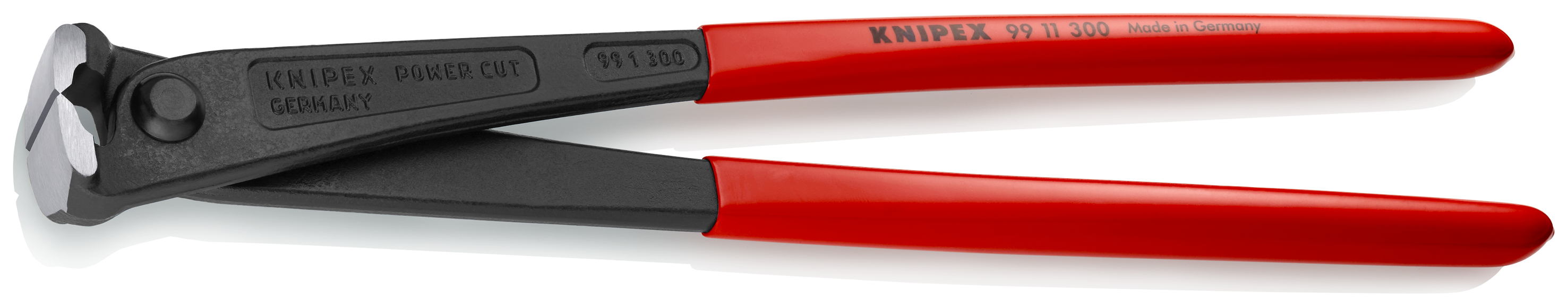 KNIPEX 99 11 300 SB High Leverage Concreters' Nipper high lever transmission 300 mm black atramentized with plastic coating polished