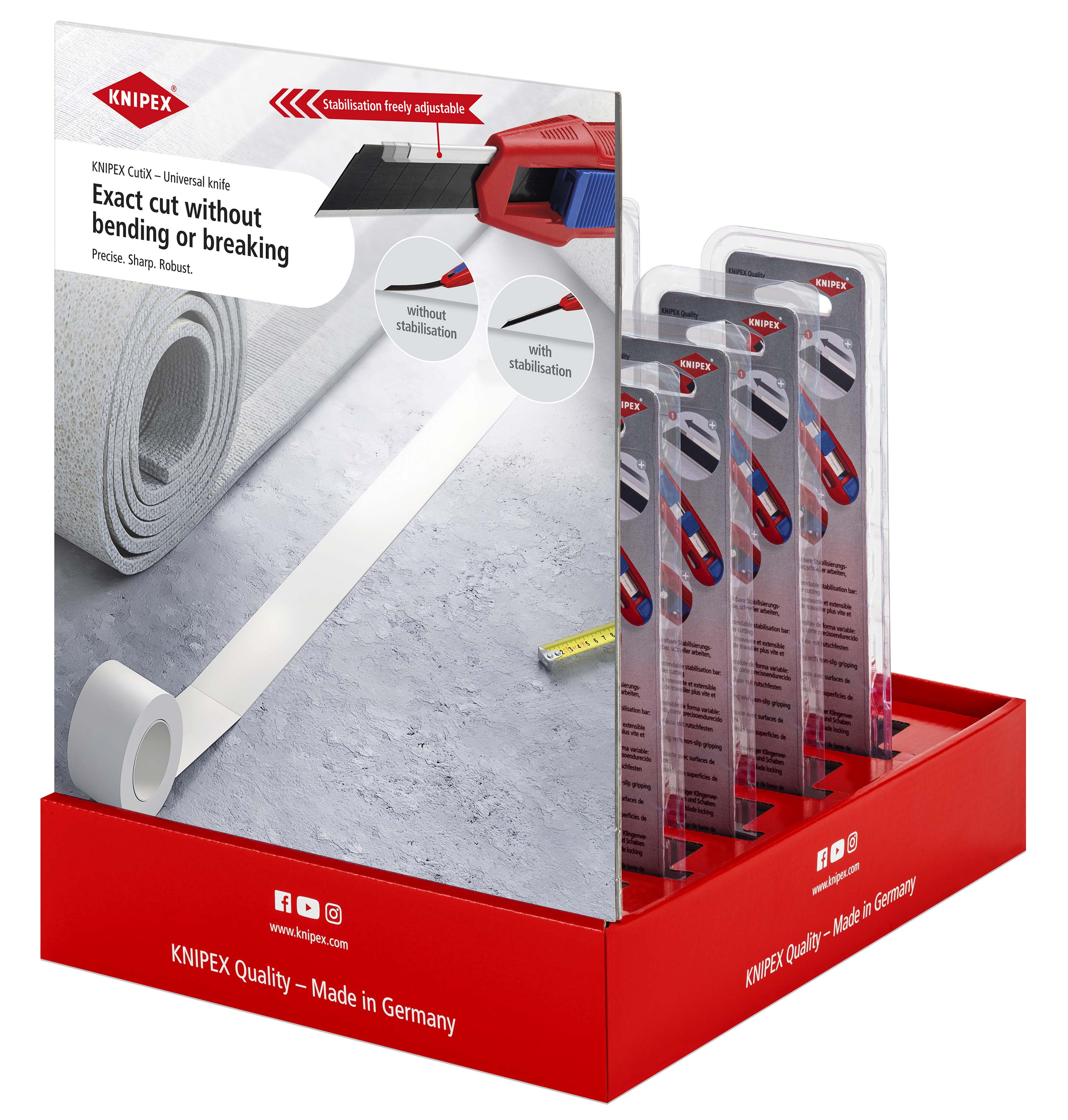 KNIPEX 00 18 01 V44 LE Counter display empty for 10 x 90 10 165 BK 305 mm thumbnail 4