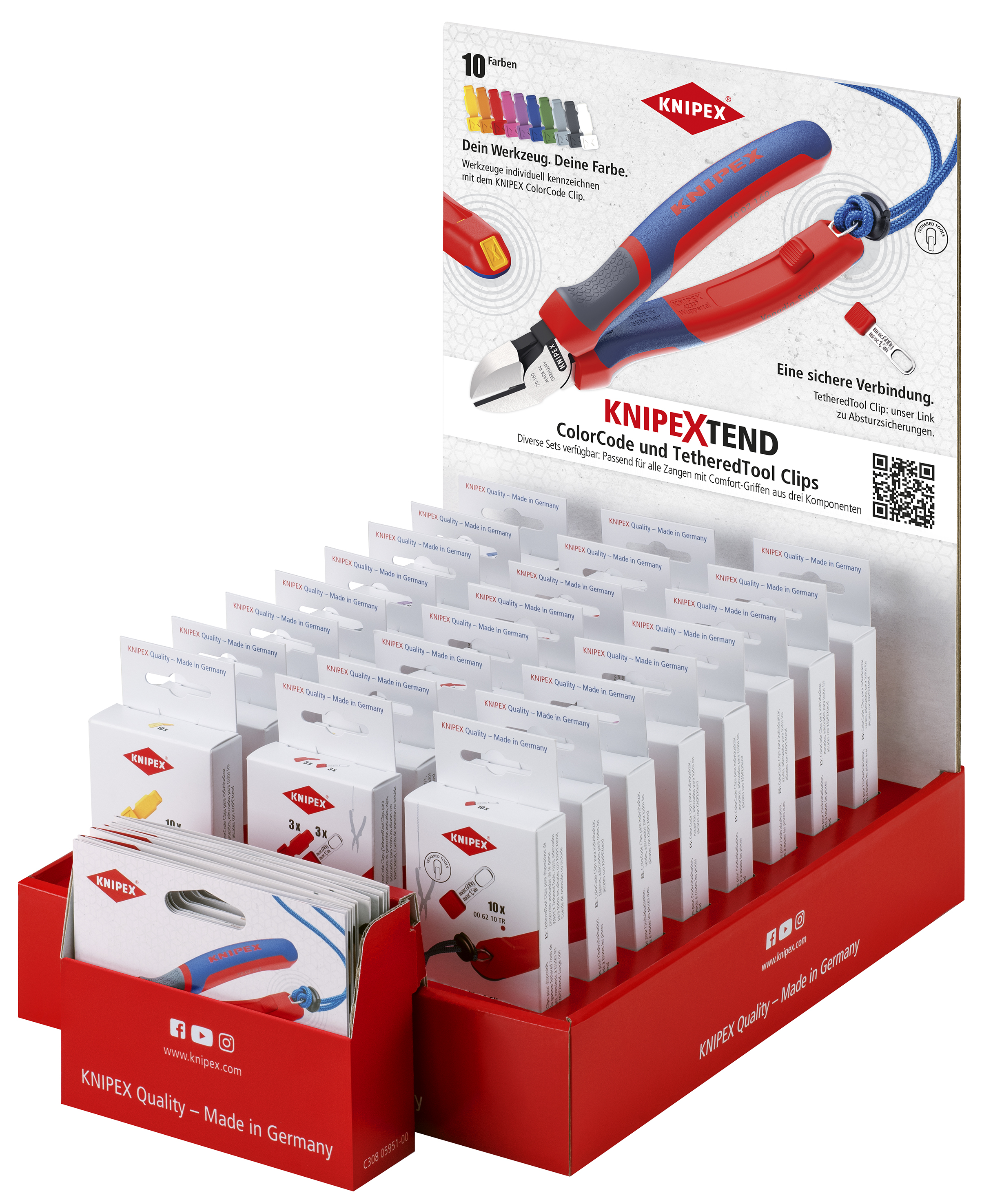 KNIPEX 00 18 01 V47 LE TEND counter display empty 350 mm thumbnail 3