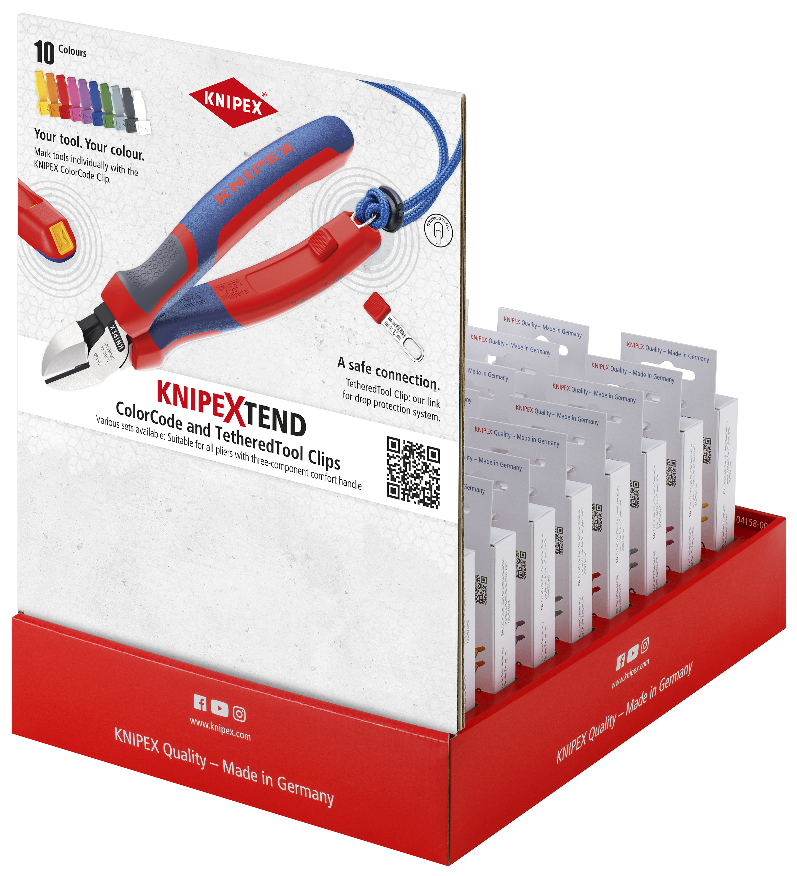 KNIPEX 00 18 01 V47 LE TEND counter display empty 350 mm thumbnail 5