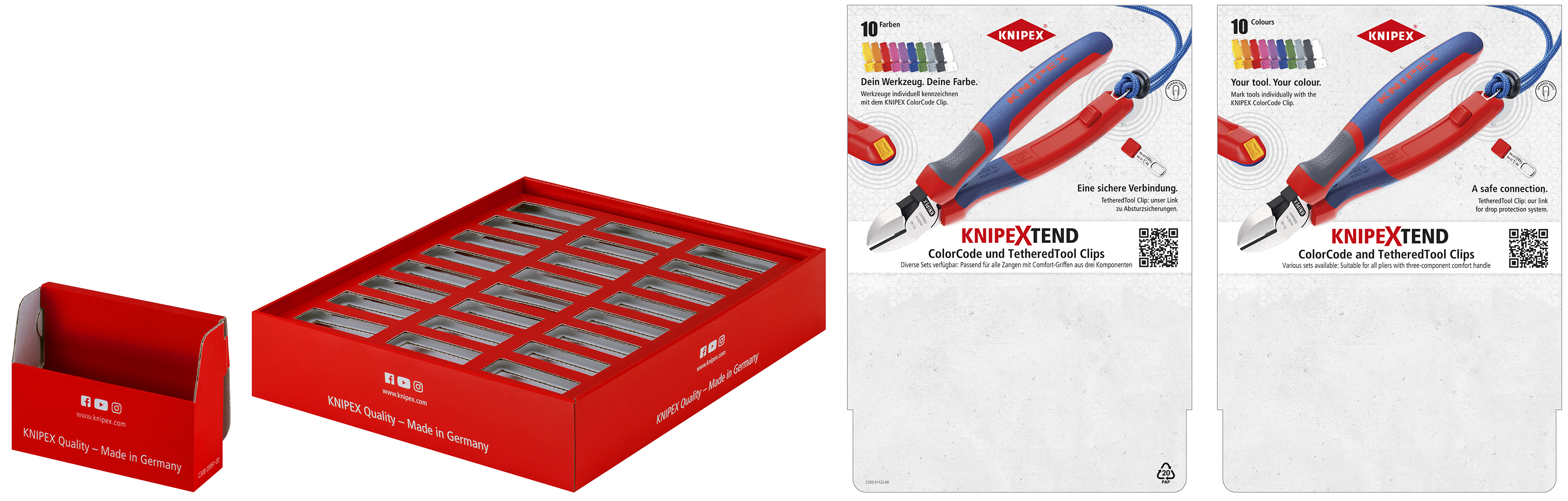 KNIPEX 00 18 01 V47 LE TEND counter display empty 350 mm thumbnail 2
