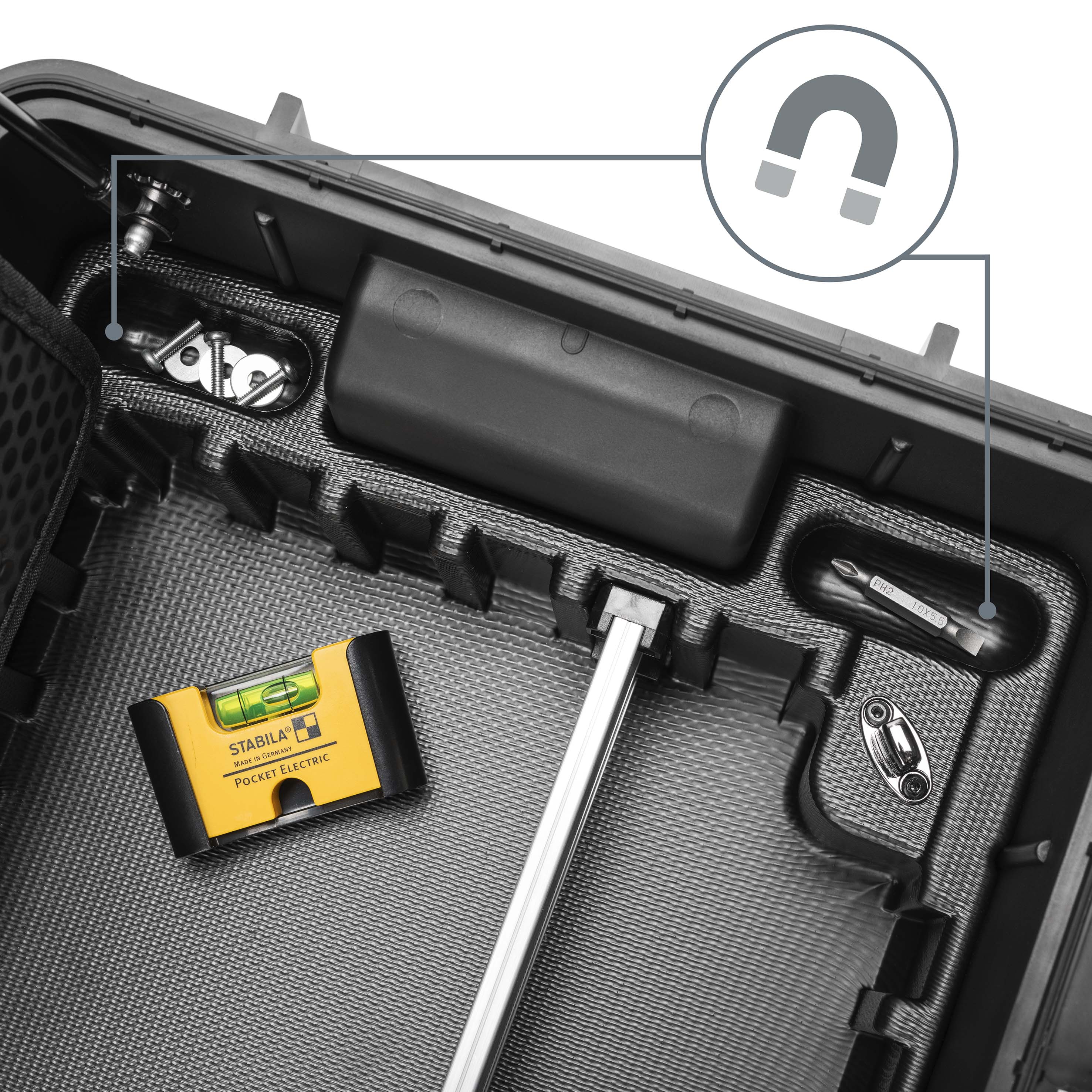 KNIPEX 00 21 33 S Tool case "Robust26 Move" Plumbing 17 parts thumbnail 4