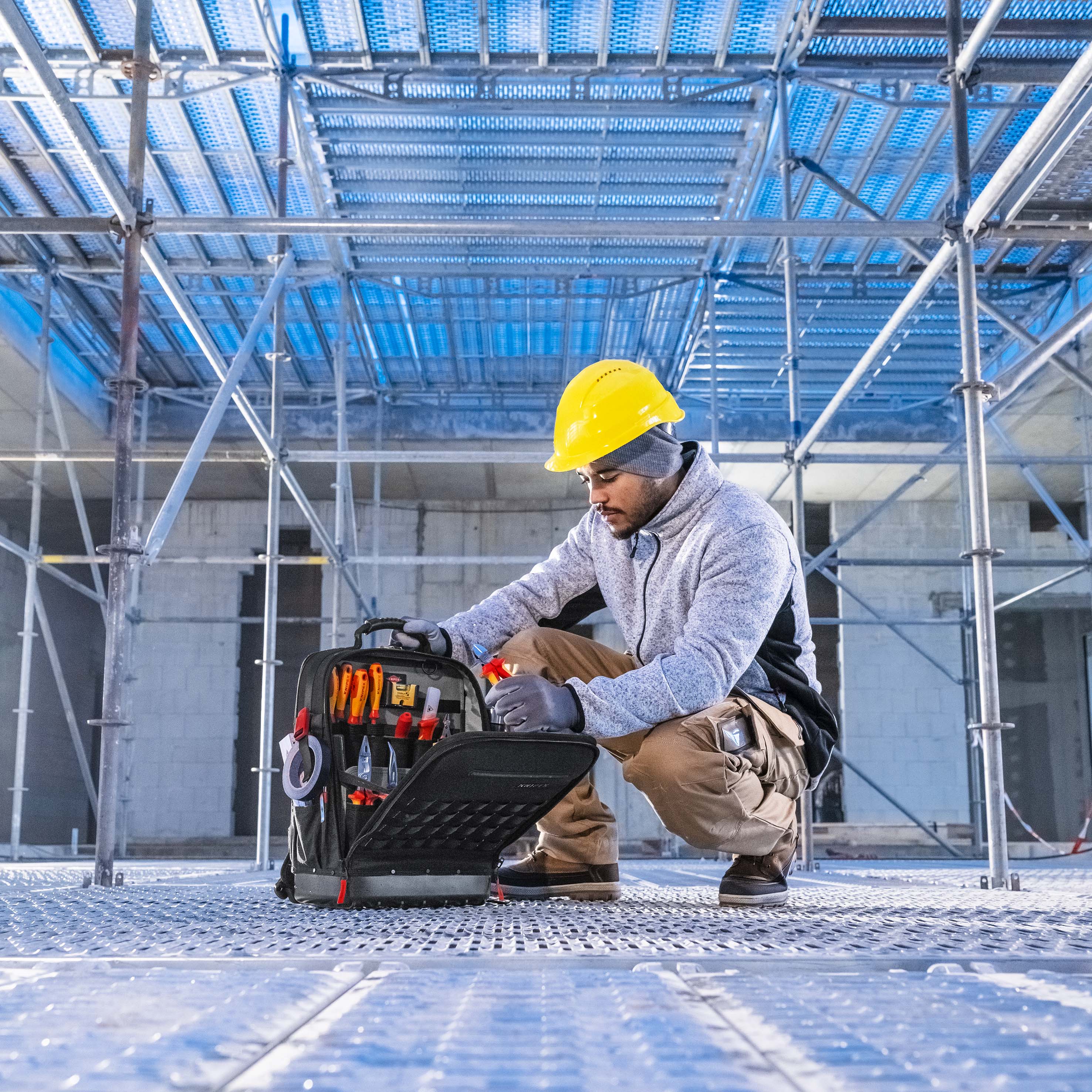 KNIPEX 00 21 50 E Tool backpack Modular X18 Electric 22 parts 530 mm thumbnail 5