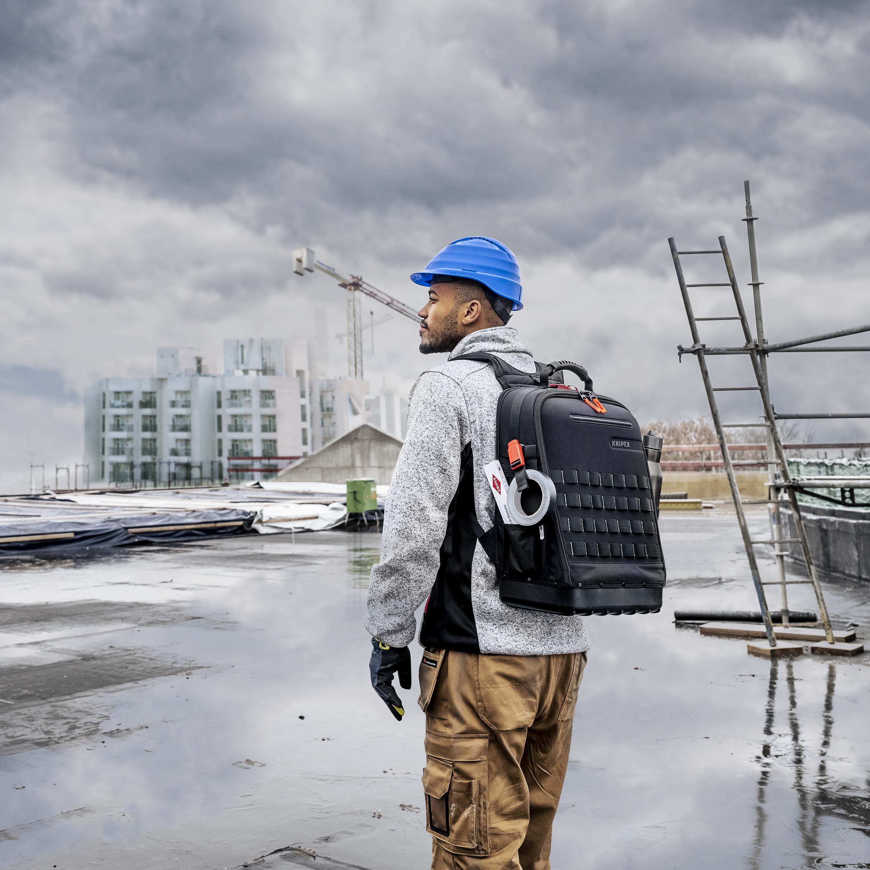 KNIPEX 00 21 50 S Tool backpack Modular X18 Plumbing 17 parts 530 mm thumbnail 4