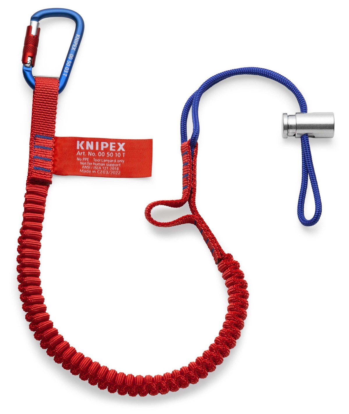 Dây giữ rơi và phụ kiện Tethered KNIPEX 00 50 12 T BK, dài 900mm