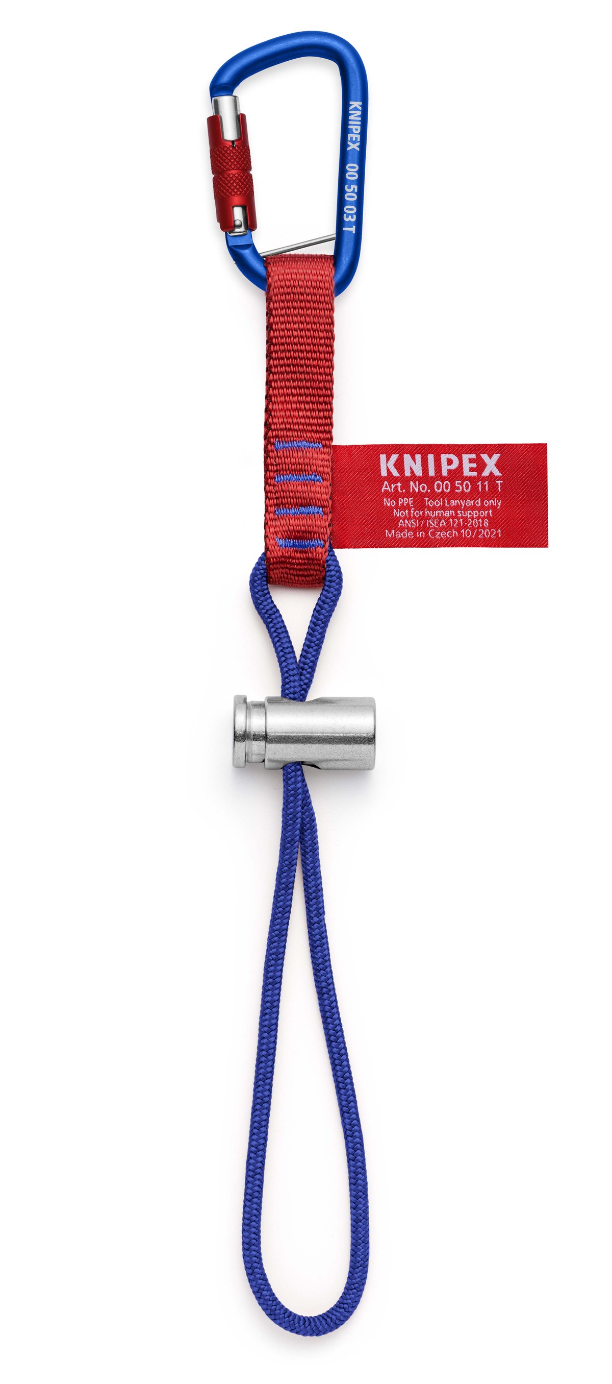 Dây giữ rơi và phụ kiện Tethered KNIPEX 00 50 13 T BK, dài 186mm thumbnail 2