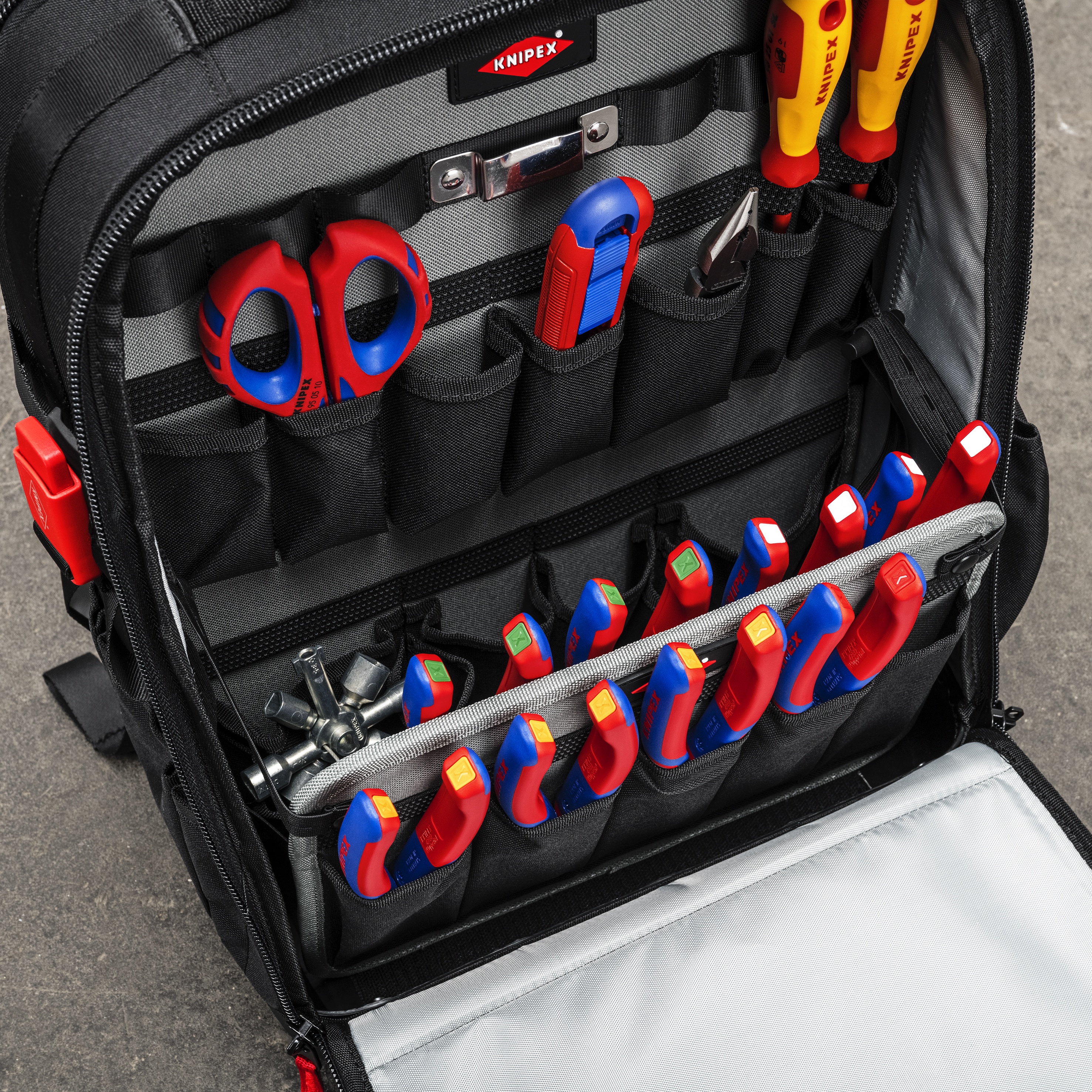 KNIPEX 00 61 10 CA ColorCode Clips anthracite (10 pieces) 21 mm thumbnail 4