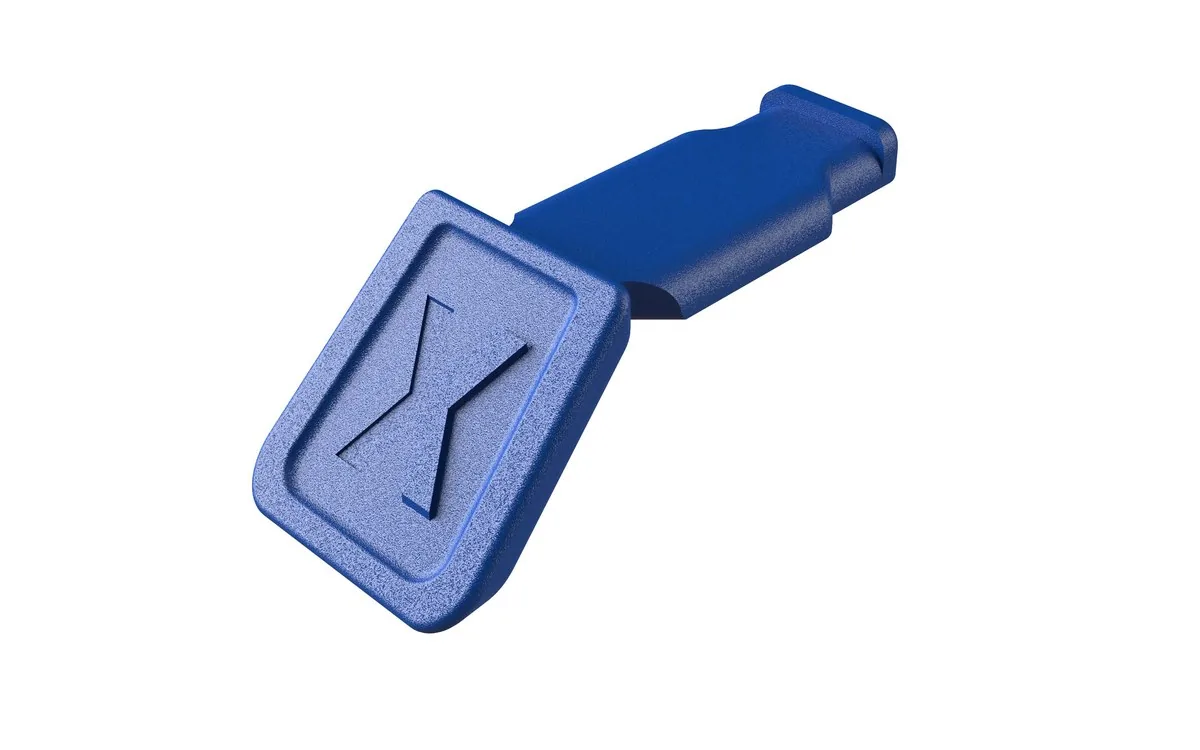 KNIPEX 00 61 10 CB ColorCode Clips blue (10 pieces) 21 mm thumbnail 4