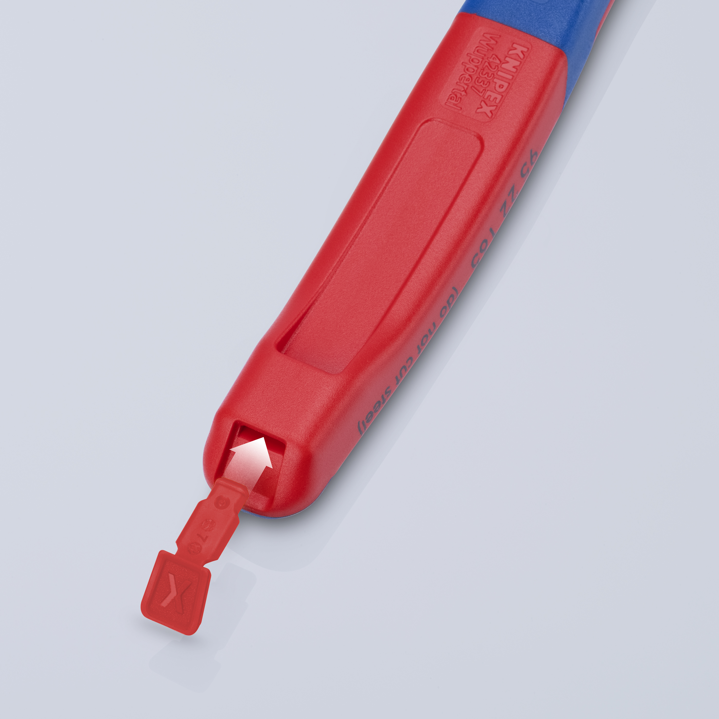 KNIPEX 00 61 10 CR ColorCode Clips red (10 pieces) 21 mm thumbnail 6