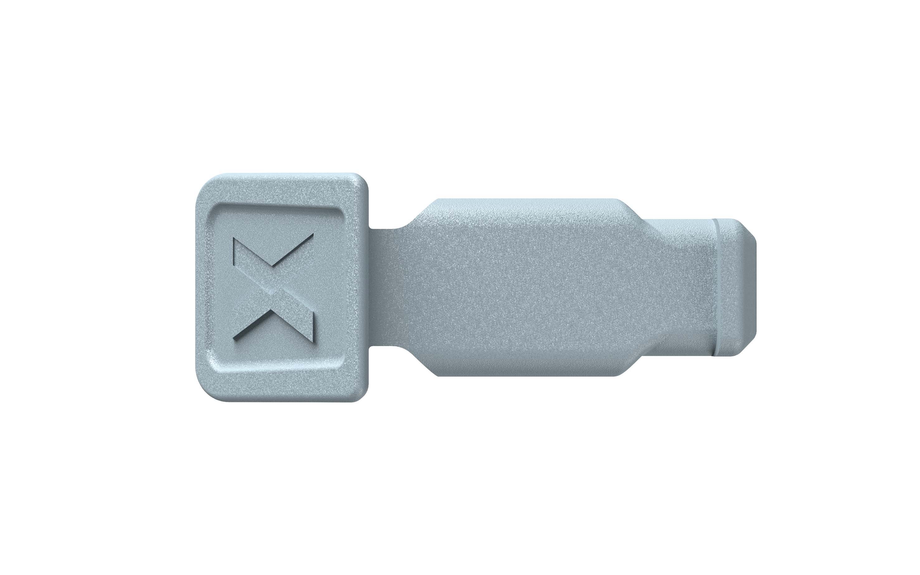 KNIPEX 00 61 10 CS ColorCode Clips gray (10 pieces) 21 mm