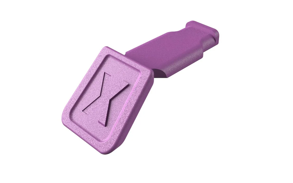 KNIPEX 00 61 10 CV ColorCode Clips purple (10 pieces) 21 mm thumbnail 4