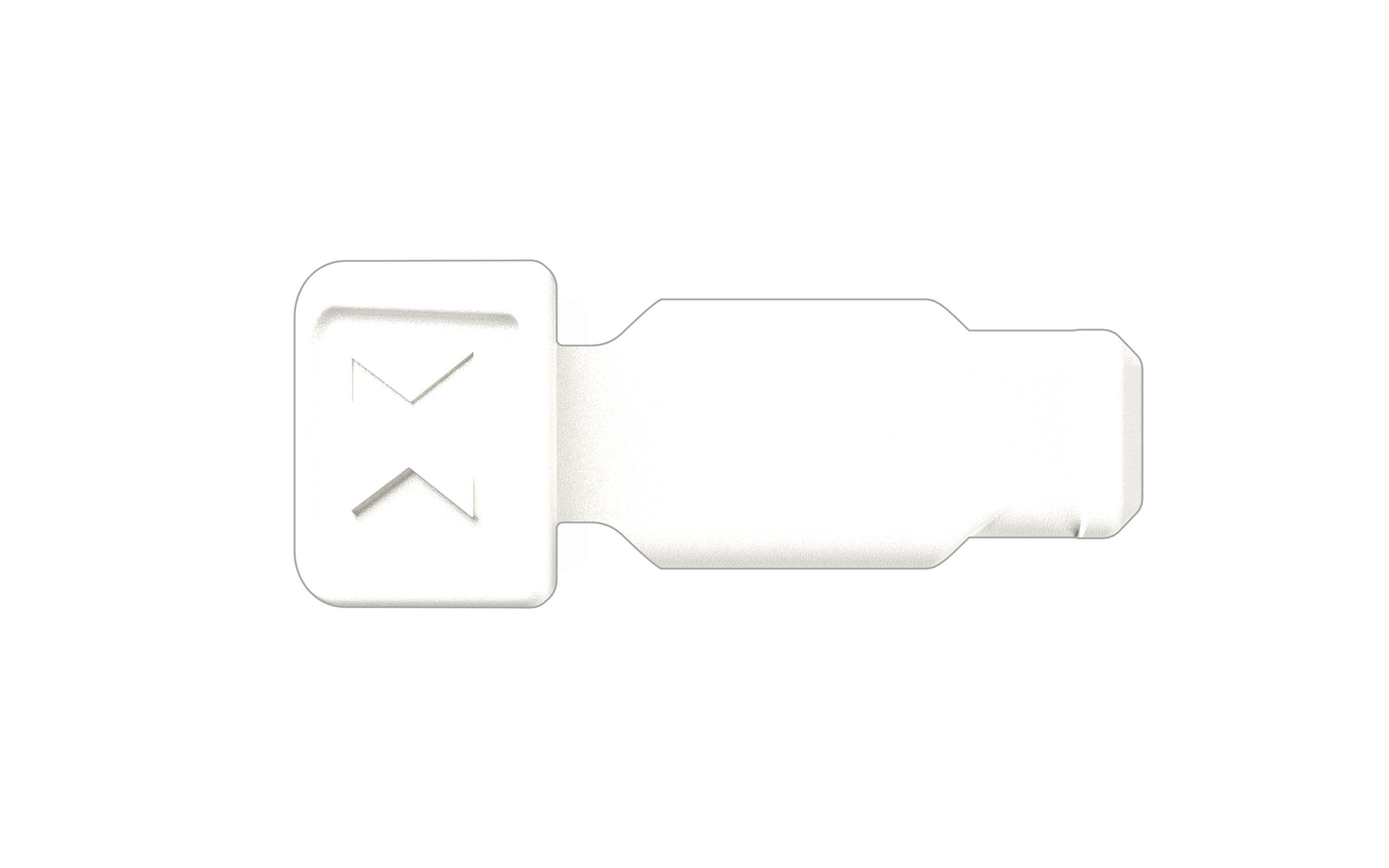 KNIPEX 00 61 10 CW ColorCode Clips white (10 pieces) 21 mm thumbnail 5