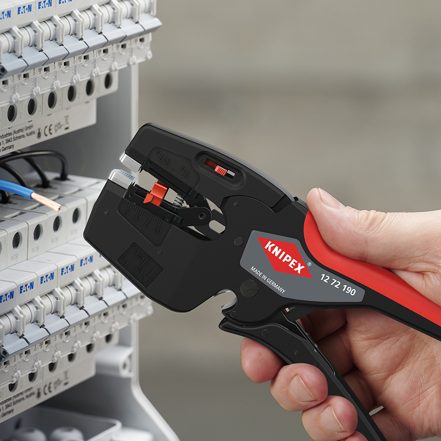 Kìm tuốt dây tự động KNIPEX 12 72 190 SB, dài 190mm thumbnail 5