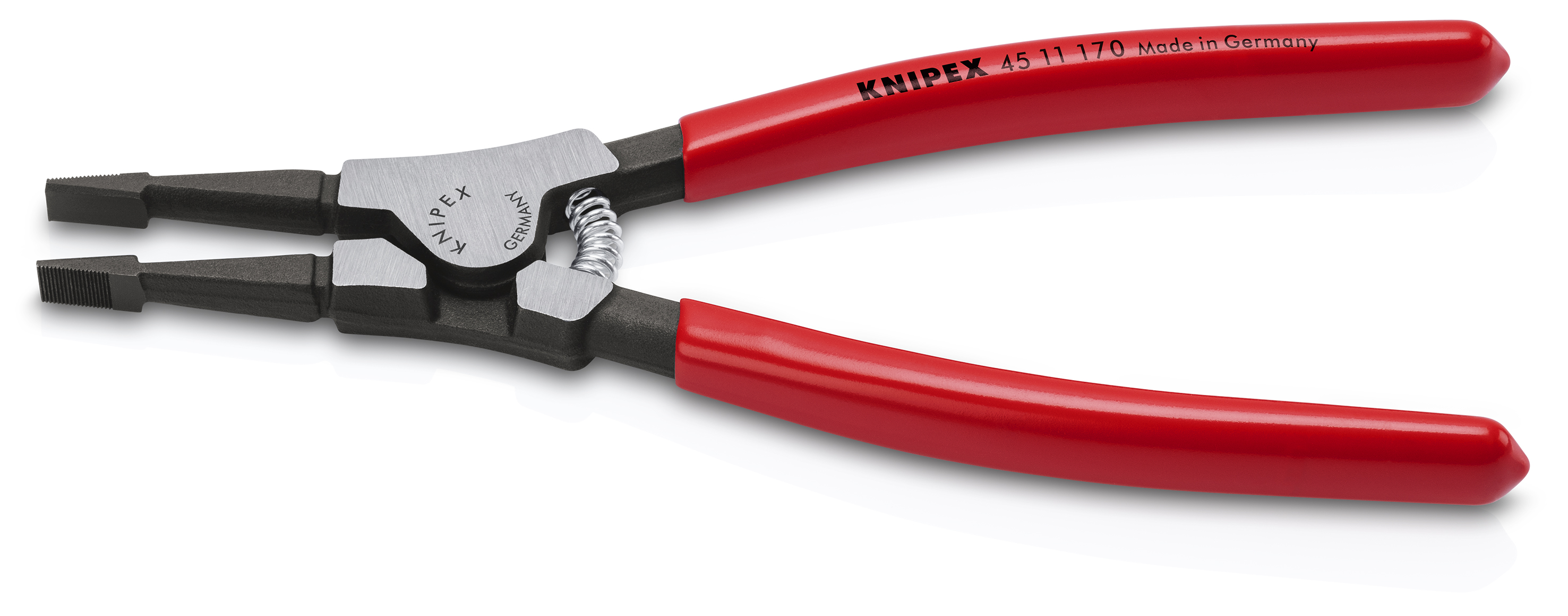 KNIPEX 45 11 170 SB Special retaining ring pliers for retaining rings on shafts 170 mm burnished with plastic coating thumbnail 2