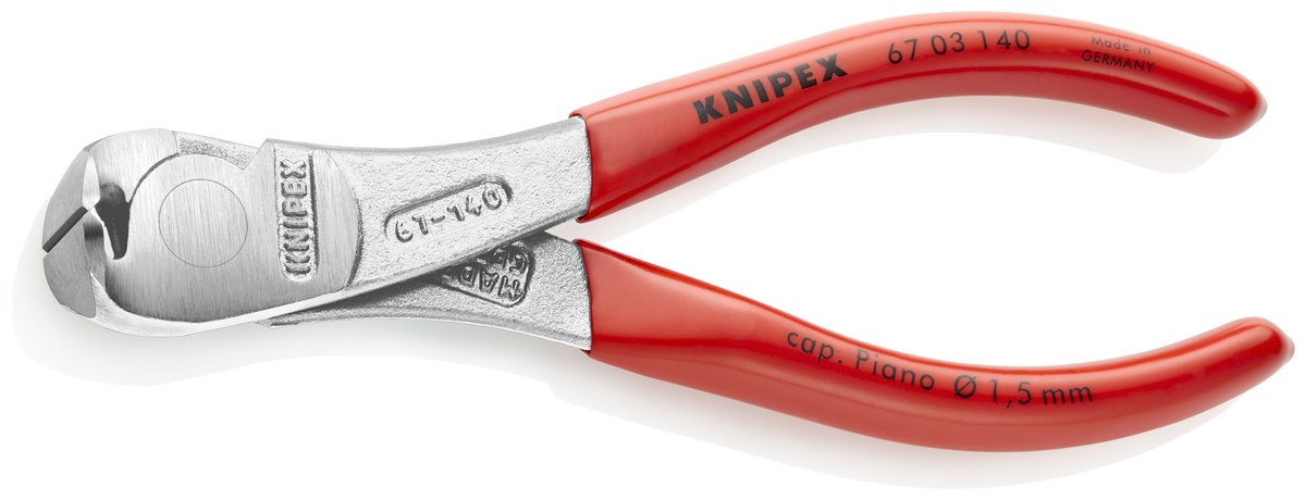 Kìm cắt đầu cường lực KNIPEX 67 03 140, dài 145mm