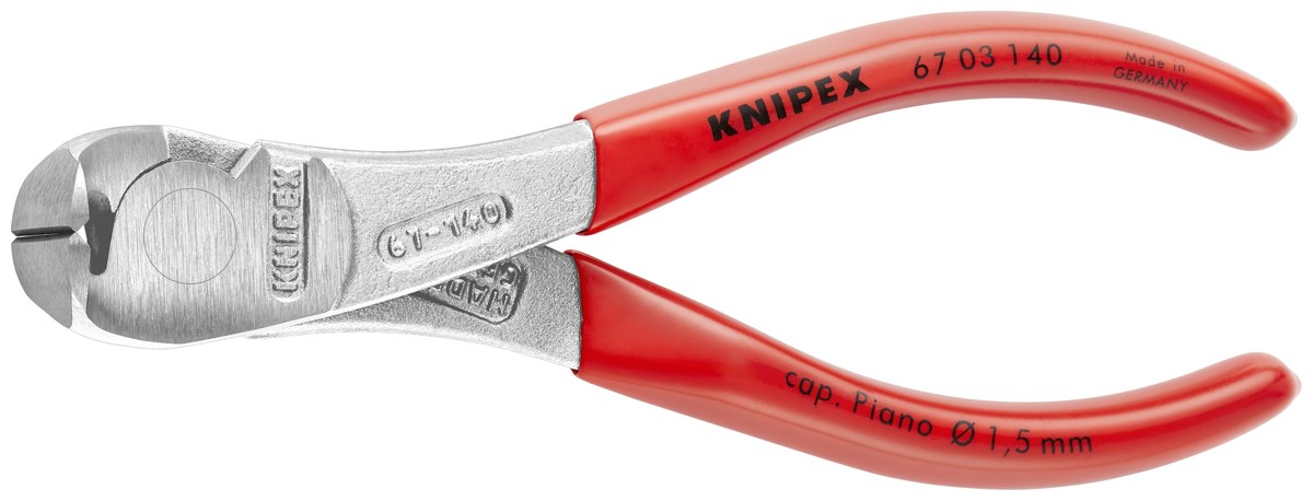Kìm cắt đầu cường lực KNIPEX 67 03 140, dài 145mm thumbnail 3