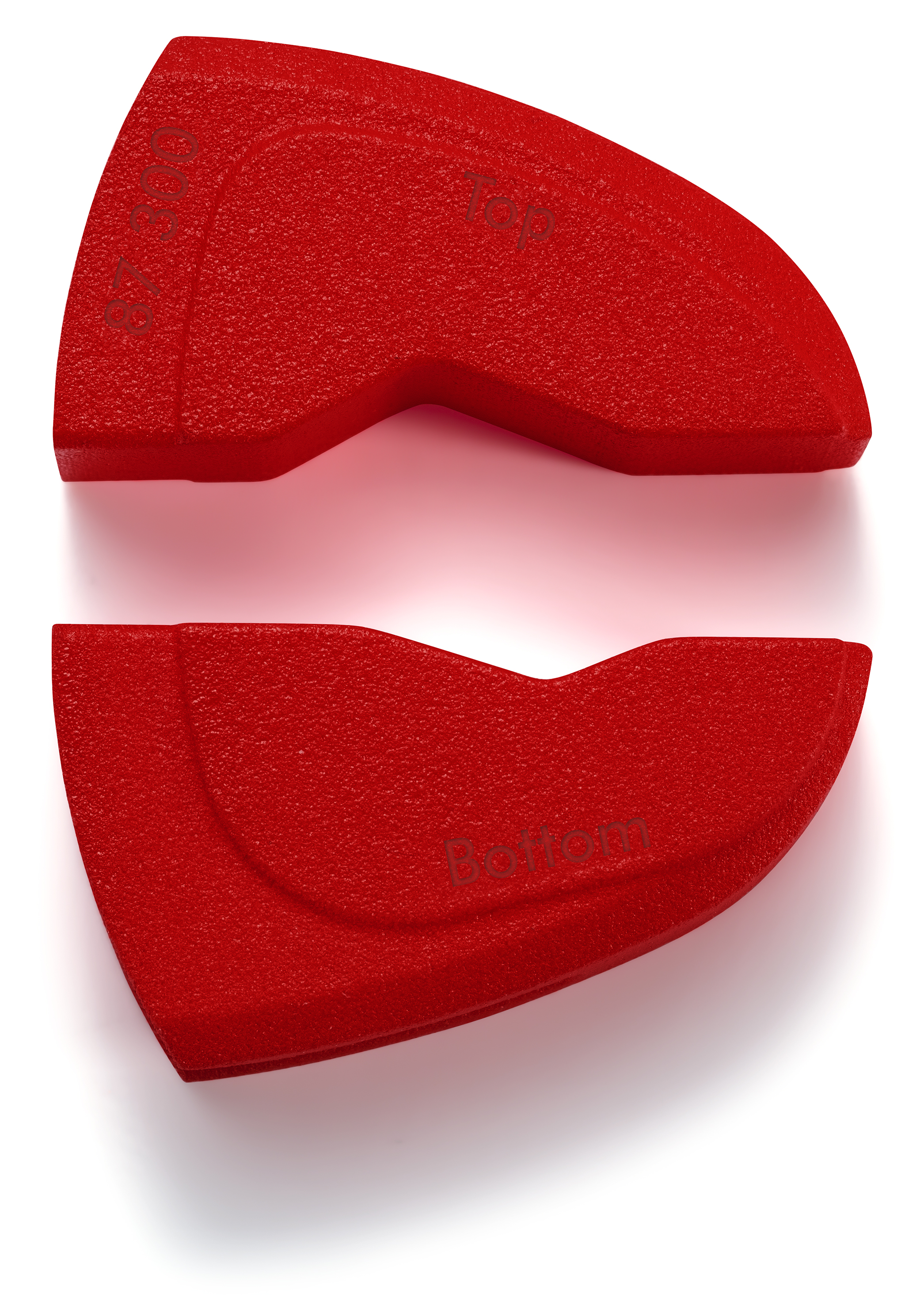 KNIPEX 87 09 300 V01 3 pairs of plastic jaws for all 87 XX 300 models (models from 2008) thumbnail 4