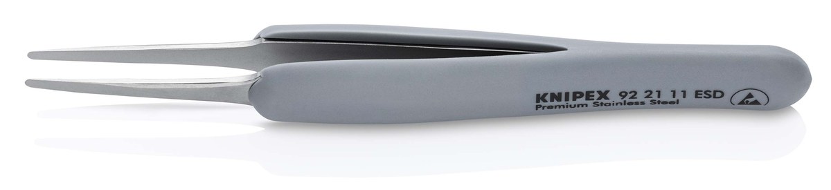 Nhíp gắp linh kiện chính xác KNIPEX 92 21 11 ESD, dài 123mm