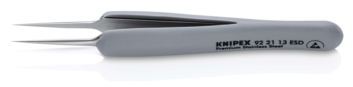 Nhíp gắp linh kiện chính xác KNIPEX 92 21 13 ESD, dài 112mm