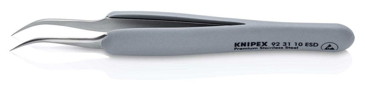 Nhíp gắp linh kiện chính xác KNIPEX 92 31 10 ESD, dài 122mm