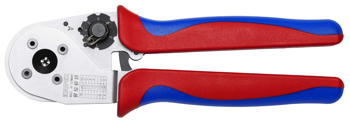 Kìm bấm cos PreciForce KNIPEX 97 52 67 DT, dài 230mm