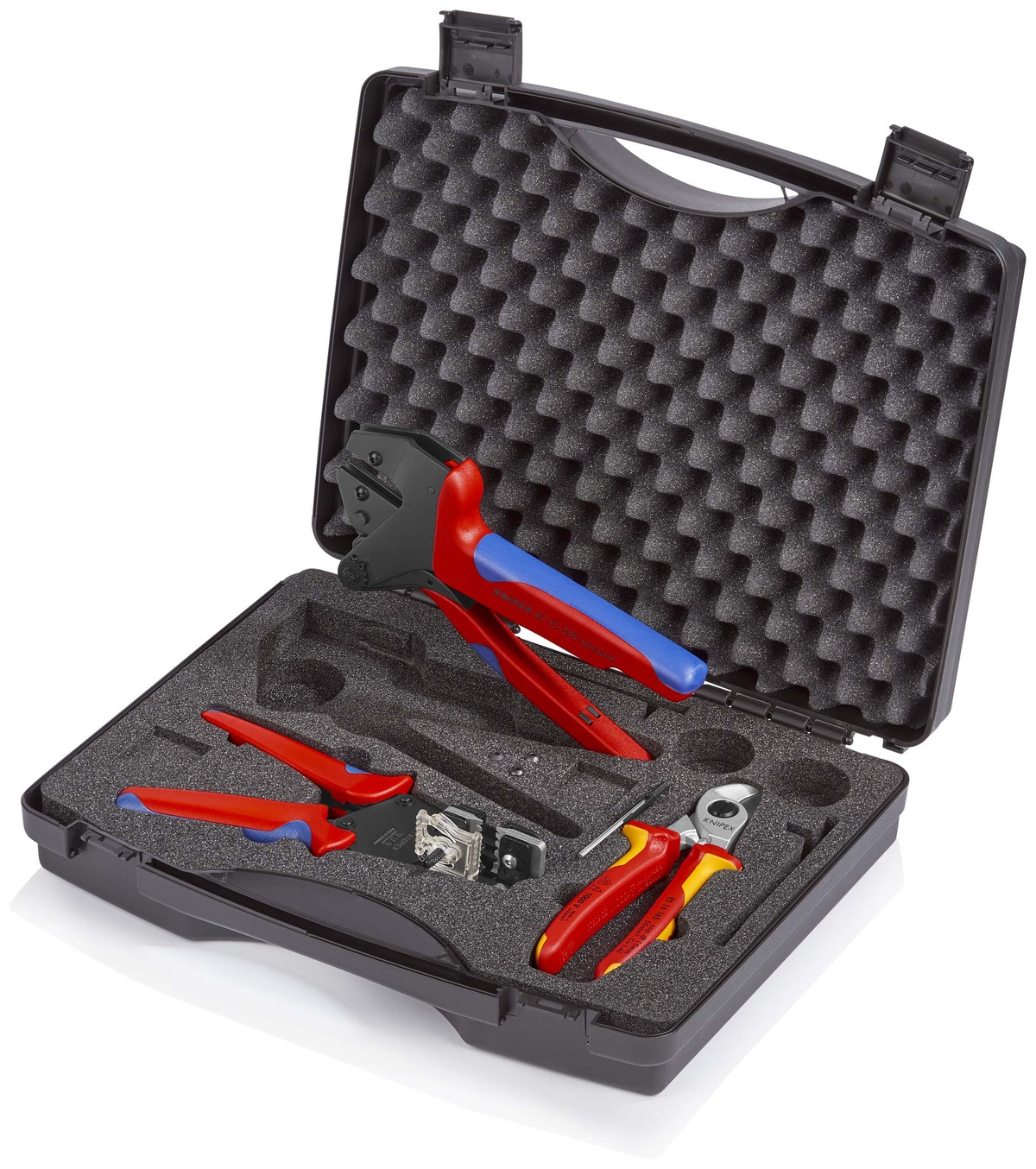 KNIPEX 97 91 03 Tool Case for Photovoltaics 1 x 12 12 12, 1 x 95 16 165, 1 x 97 43 200 A 280 mm